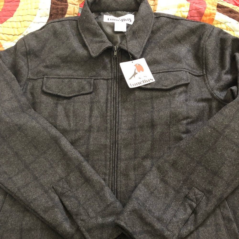 Tunellus Black Plaid Jacket